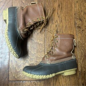 L.L. Bean Brown and Black Winter Boots